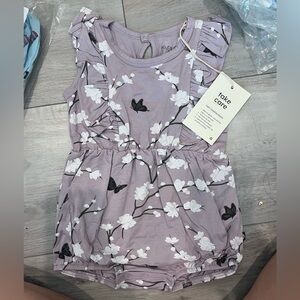 Kyte BABY Purple Ruffled Sleeveless Blouse